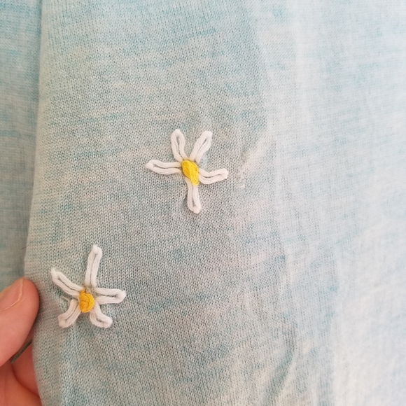 Talbots embroidered merino wool sweater tunic cowl neck - Picture 3 of 6